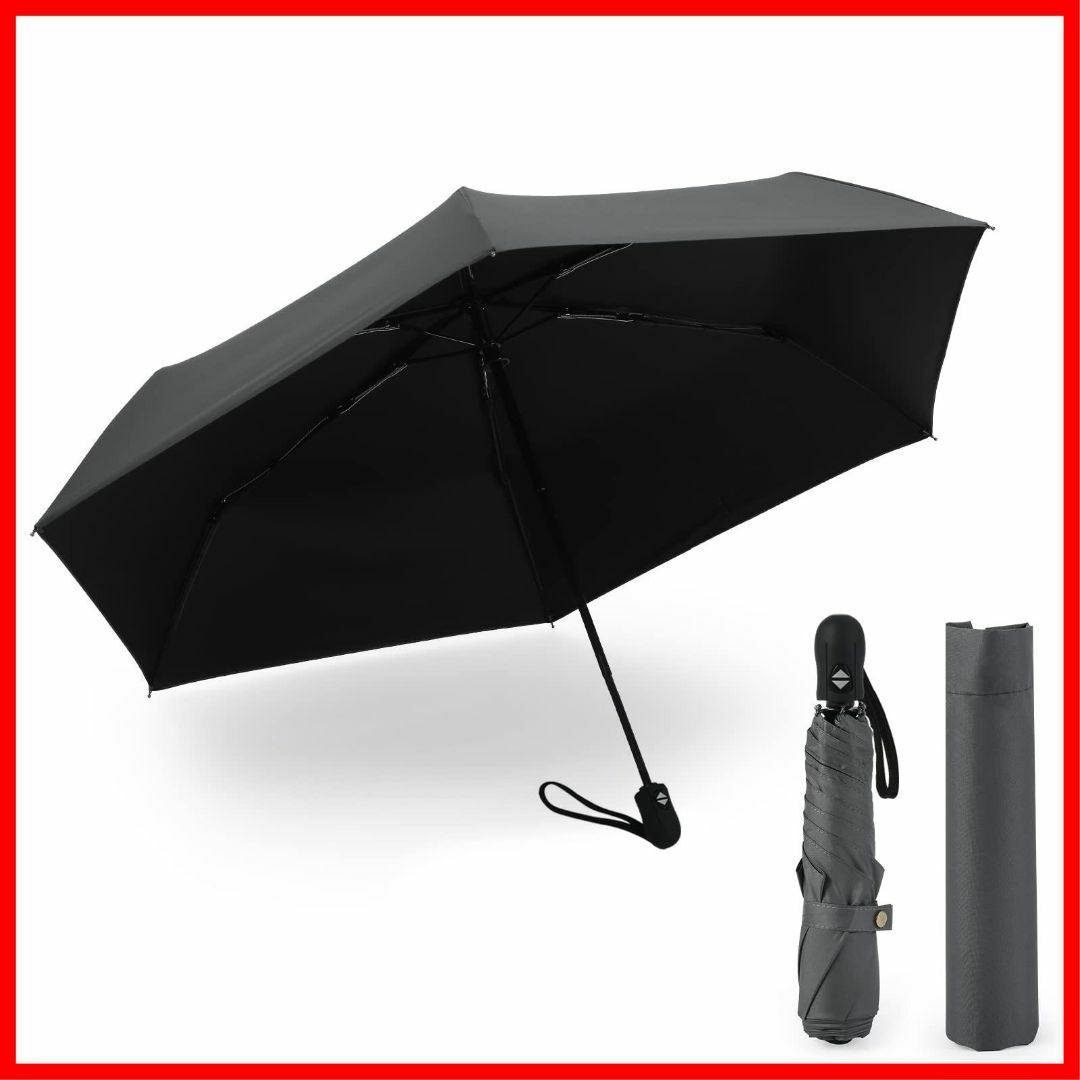 【色:濃いグレー】【皮膚科医師監修】 日傘 uvカット 折りたたみ傘 【超軽量
