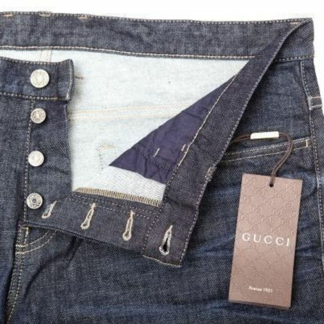 Gucci(グッチ)のGUCCIグッチ★５PKT デニムパンツ ダークブルー濃青★52  メンズのパンツ(デニム/ジーンズ)の商品写真
