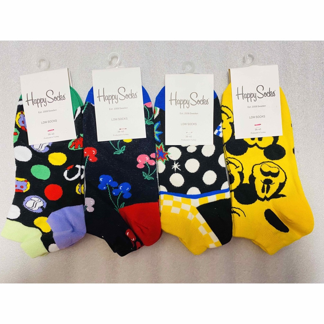 Happy Socks  新品4足セット✴︎靴下屋  マリメッコ