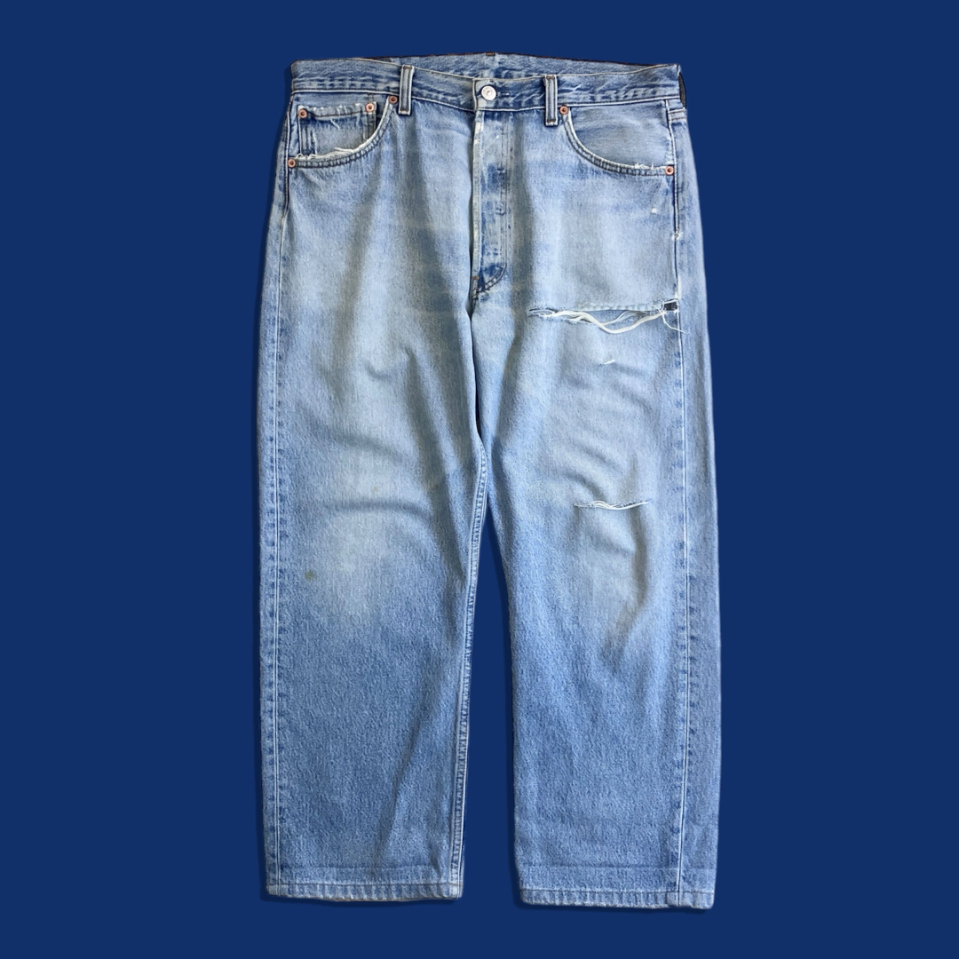 90s EURO Levi’s 501 ユーロリーバイス ダメージデニムパンツ