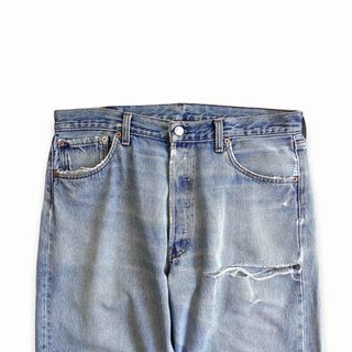 EURO LEVI'S - 90s EURO Levi's 501 ユーロリーバイス ダメージデニム