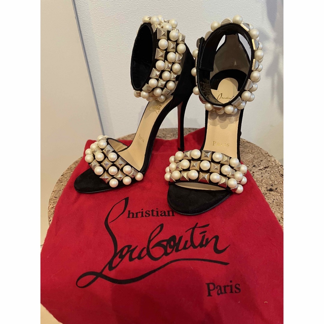 未使用Christian Louboutin パーティーヒール 35/22.5-