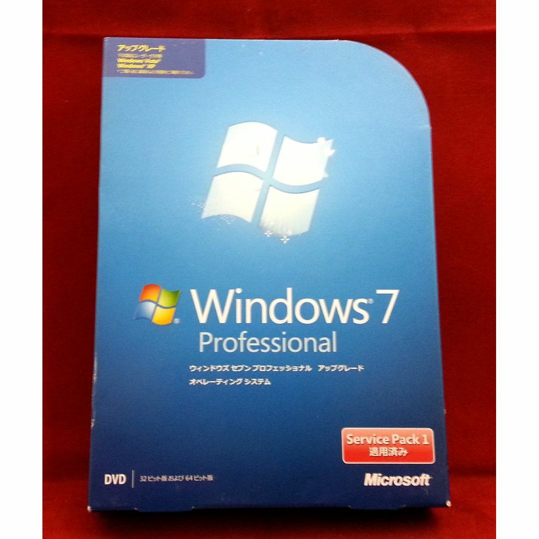 正規●Windows 7 pro 32or64bit SP1●製品版