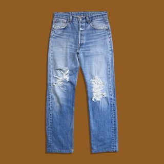 ゴーマルイチ(501)の80s USA製 Levis 501xx リーバイス クラッシュデニム グランジ(デニム/ジーンズ)