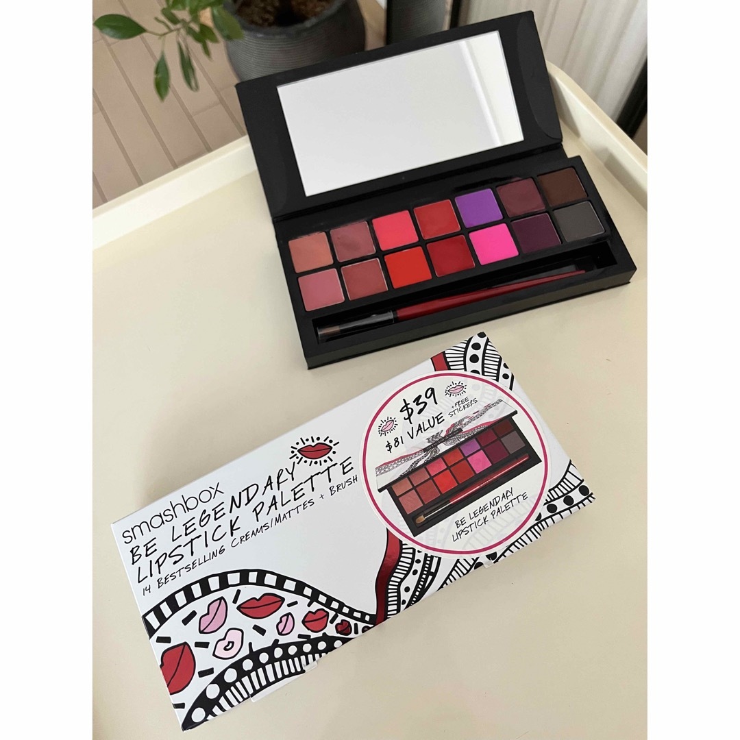 SmashBox リップパレット 14色