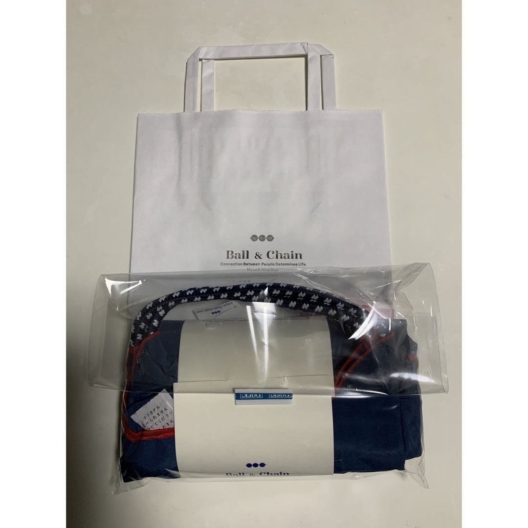 ボールアンドチェーン San Hidekimihara リボン 紺L新品 正規品 ボールアンドチェーン San Hidekimihara リボン 紺L新品 正規品