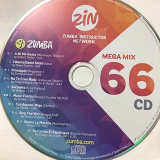 ズンバ(Zumba)のズンバ　MEGAMIX66  CD(クラブ/ダンス)