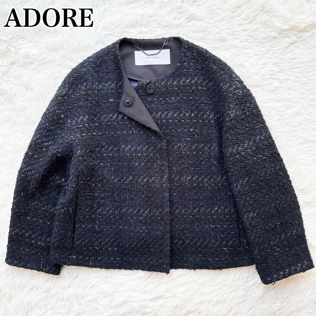 アドーア ADORE ノーカラー　フォーマル　ジャケットトミーズ出品商品一覧