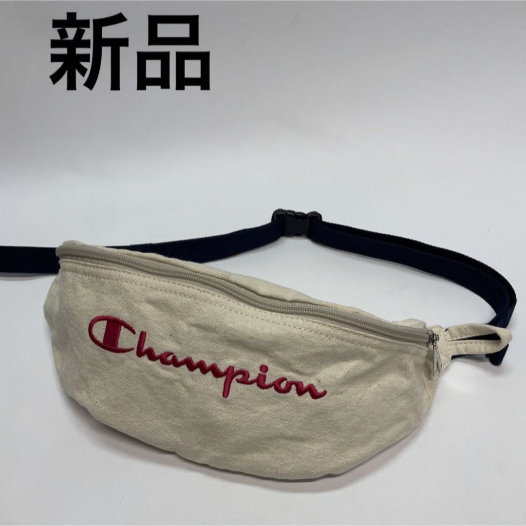 Champion(チャンピオン)のチャンピオン　キャンバス生地　ボディバッグ　ウエストポーチ　ショルダーバッグ メンズのバッグ(ボディーバッグ)の商品写真
