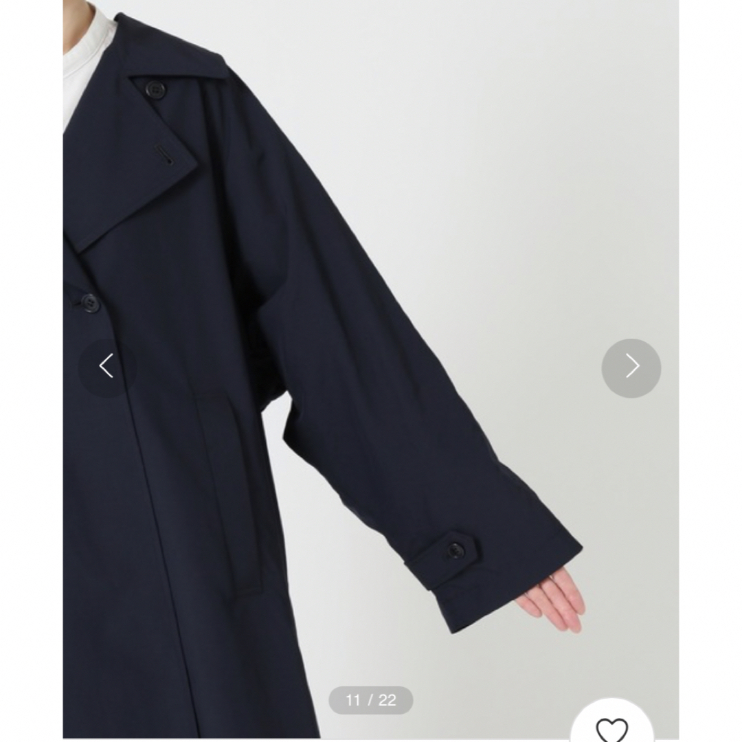 IENA(イエナ)のイエナ　未使用PEポリオンオーバートレンチコート レディースのジャケット/アウター(トレンチコート)の商品写真