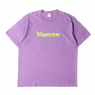 シュプリーム(Supreme)のSupreme シュプリーム Tシャツ サイズ:XL 21AW Shrek シュレック ロゴ クルーネック 半袖 Tシャツ Shrek Tee パープル トップス カットソー コットン 【メンズ】【中古】【美品】(Tシャツ/カットソー(半袖/袖なし))