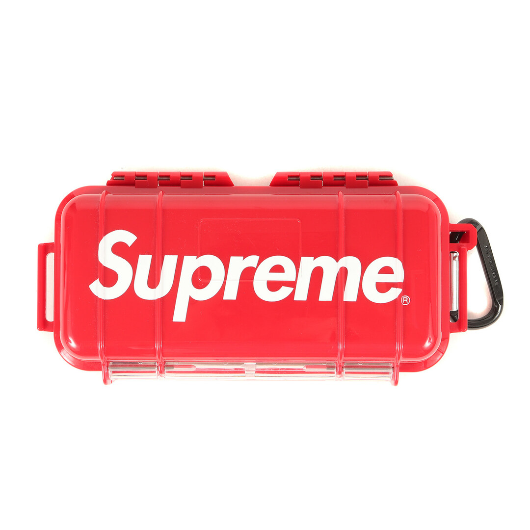 Supreme シュプリーム PELICAN カラビナ付き ペリカンケース Pelican Case 14SS レッド ストリート ブランド アイテム グッズ 【メンズ】【美品】