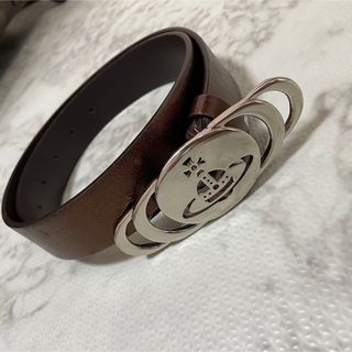 Vivienne Westwood - Vivienne Westwood オーブ ベルト レザー 型押し