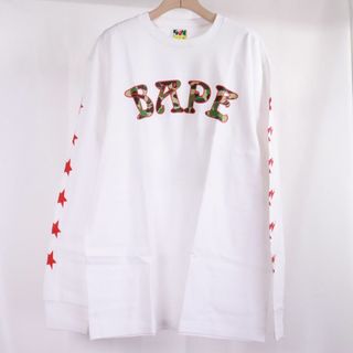 アベイシングエイプ(A BATHING APE)のA BATHING APE Tシャツ XL　ホワイト　アベイシングエイプ(Tシャツ/カットソー(七分/長袖))