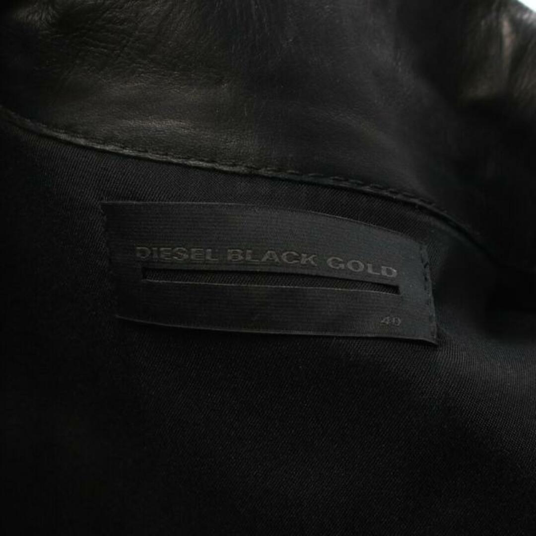 DIESEL BLACK GOLD(ディーゼルブラックゴールド)の コート レザー ボルドー ブラック レディースのジャケット/アウター(その他)の商品写真