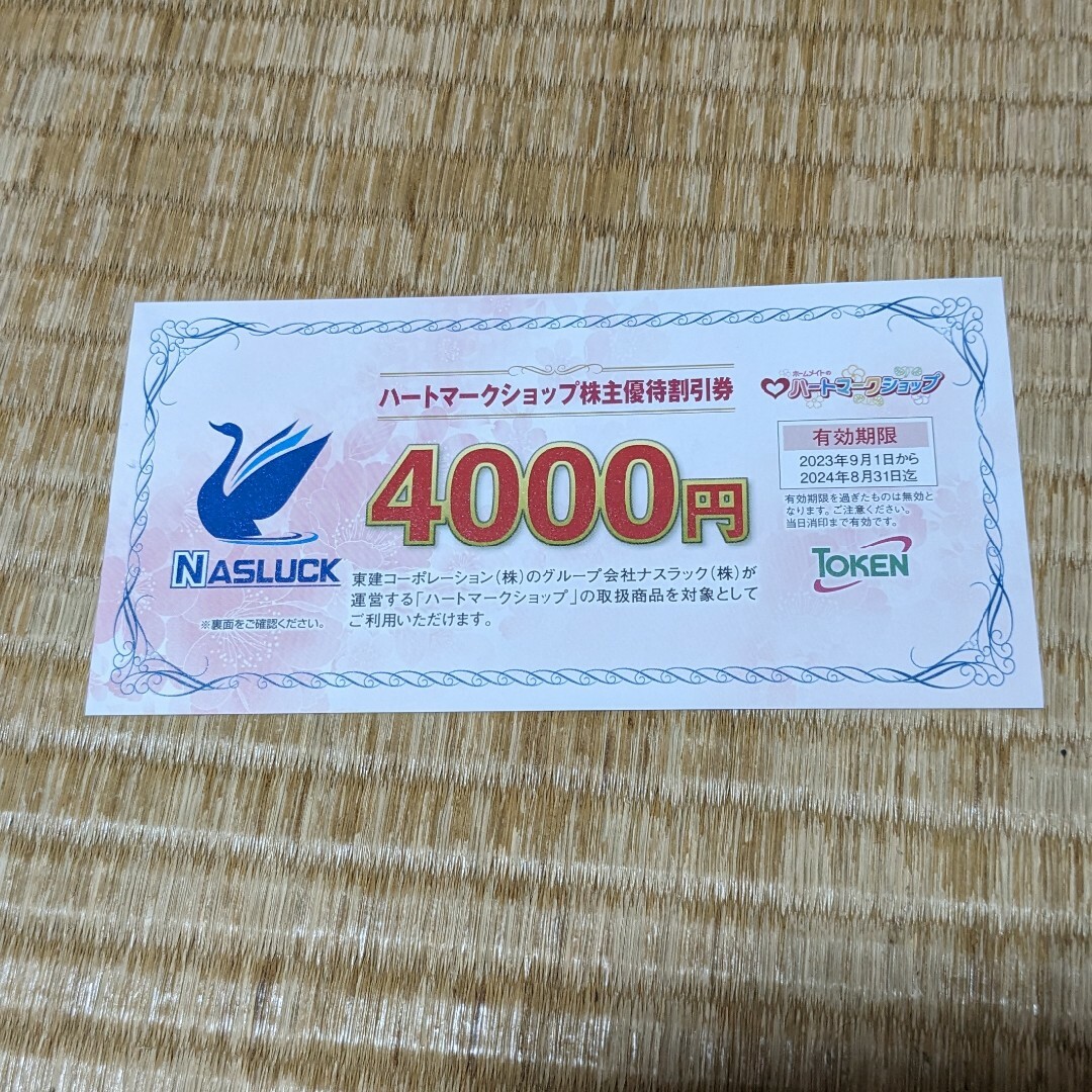 東建コーポレーション 株主優待 10枚 2024年8月31日