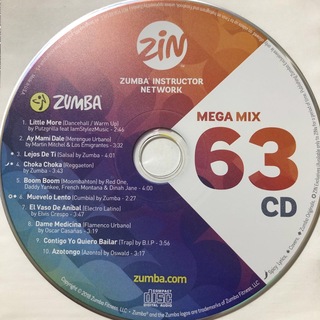 ズンバ(Zumba)のズンバ　MEGAMIX63  CD(クラブ/ダンス)