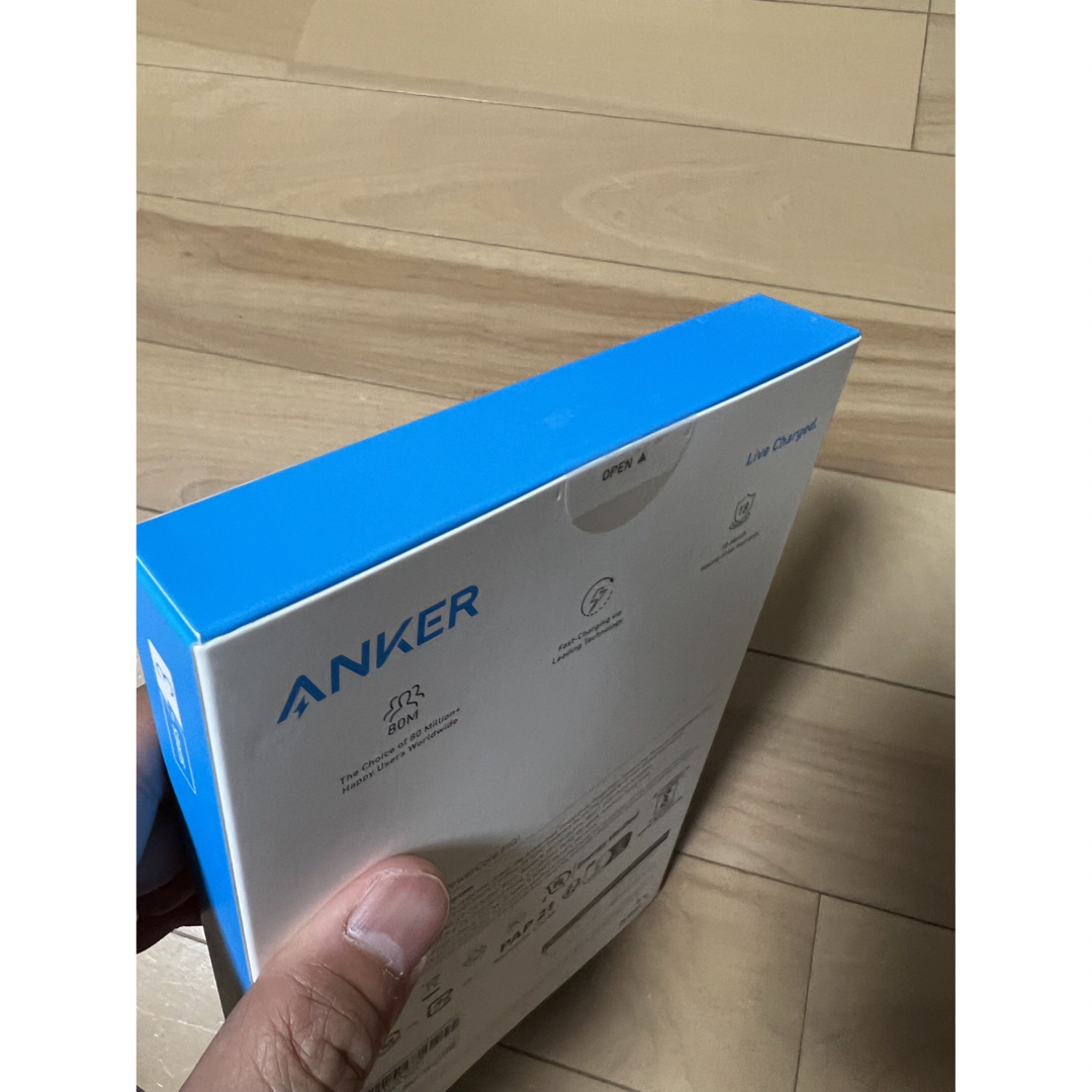 Anker(アンカー)の新品未使用未開封品　Anker 323 Powerbank BLACK スマホ/家電/カメラのスマートフォン/携帯電話(バッテリー/充電器)の商品写真