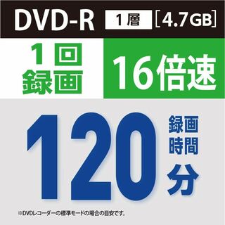 テレビ録画用DVD-R◎3枚★120分CPRM対応(DVDレコーダー)