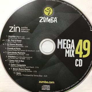 ズンバ(Zumba)のズンバ　MEGAMIX49  CD(クラブ/ダンス)