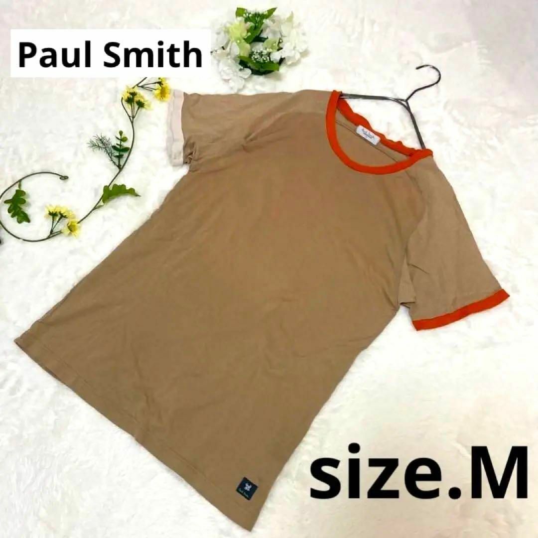 Paul Smith(ポールスミス)のPaul Smith ポールスミス 袖メッシュ ベージュ サッカーボールロゴ メンズのトップス(Tシャツ/カットソー(半袖/袖なし))の商品写真