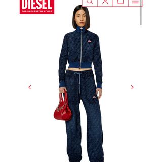 ディーゼル(DIESEL)の2023新作DIESEL ジップアップ ジョグジーンズ上下セット(トレーナー/スウェット)