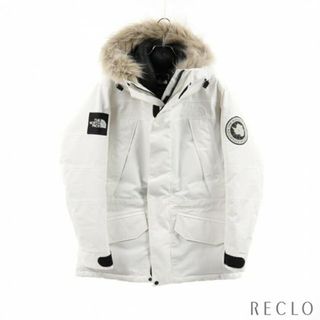 ザノースフェイス(THE NORTH FACE)のUNDYED ANTARCTICA PARKA ダウンコート ホワイト フード付き(ダウンコート)