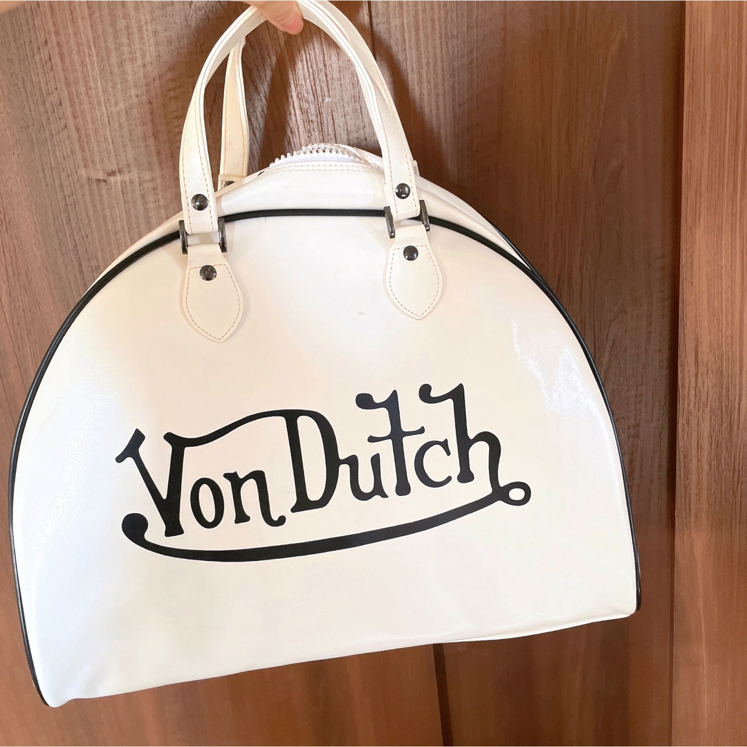 美品♡激レア♡vondutch  ホワイト 白 ビンテージ  ハンドバッグ