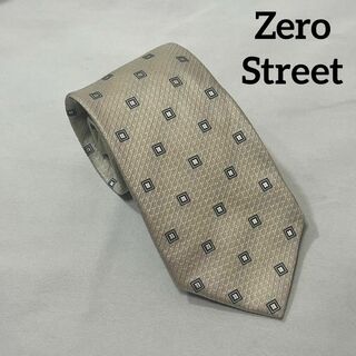 Zero Street ゼロストリート　シルクネクタイ　スーツ　紳士服　ビジネス(ネクタイ)