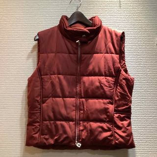エルメス HERMES セリエボタン ダウンベスト ボルドー 【L】-eastgate.mk