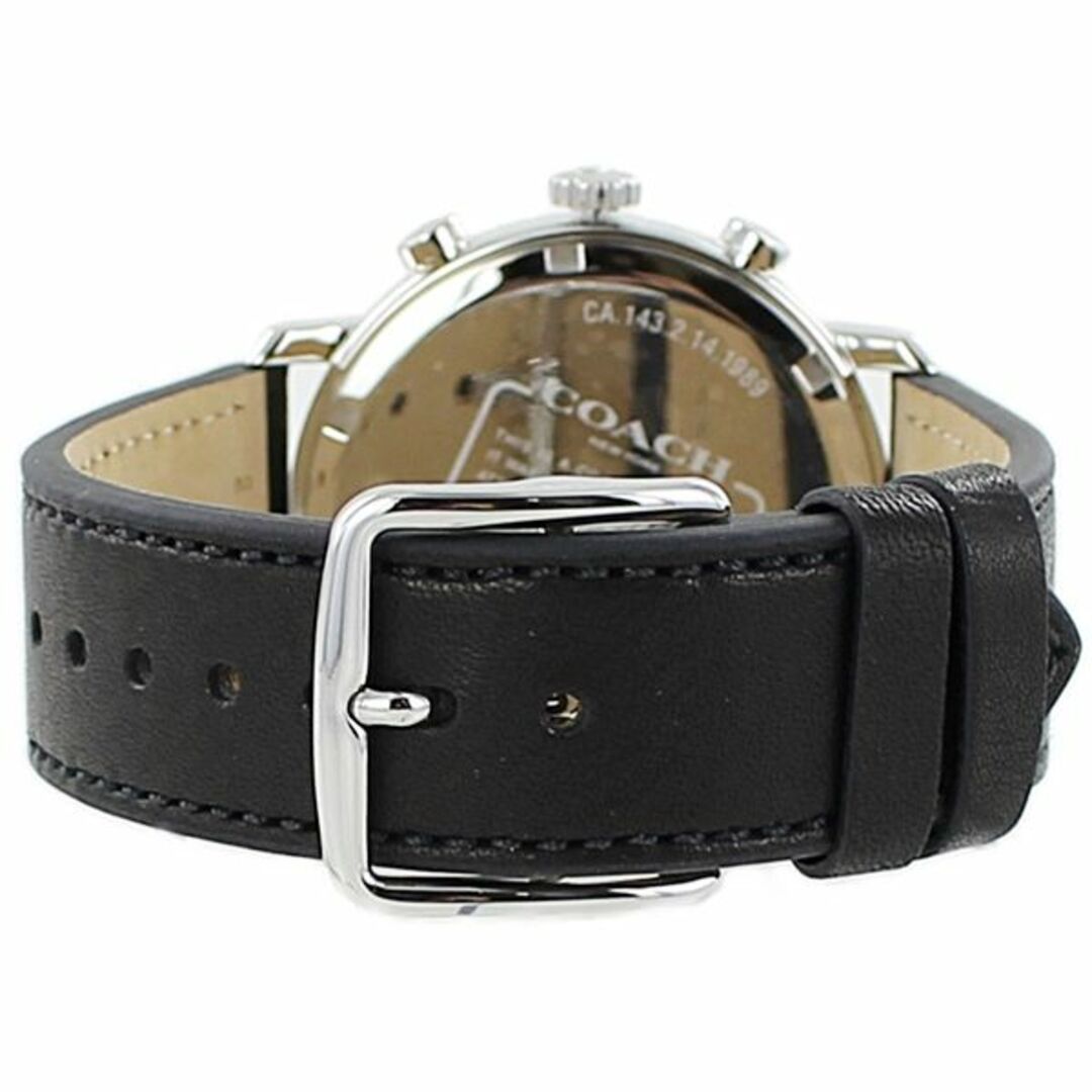 コーチ メンズ 腕時計 ユニセックス 男性 女性 誕生日 プレゼント ギフト 喜ばれる 贈り物 実用的 ブラック レザーウォッチ 黒 メンズ時計  レディース時計