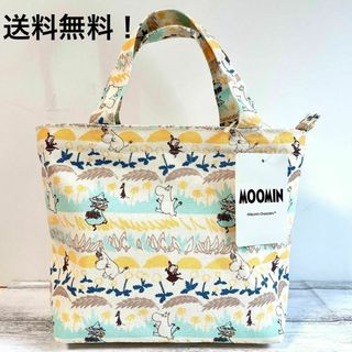 ムーミン(MOOMIN)のムーミン　 MOOMIN ランチ　トート バック　たんぽぽ草原【新品未使用】(トートバッグ)