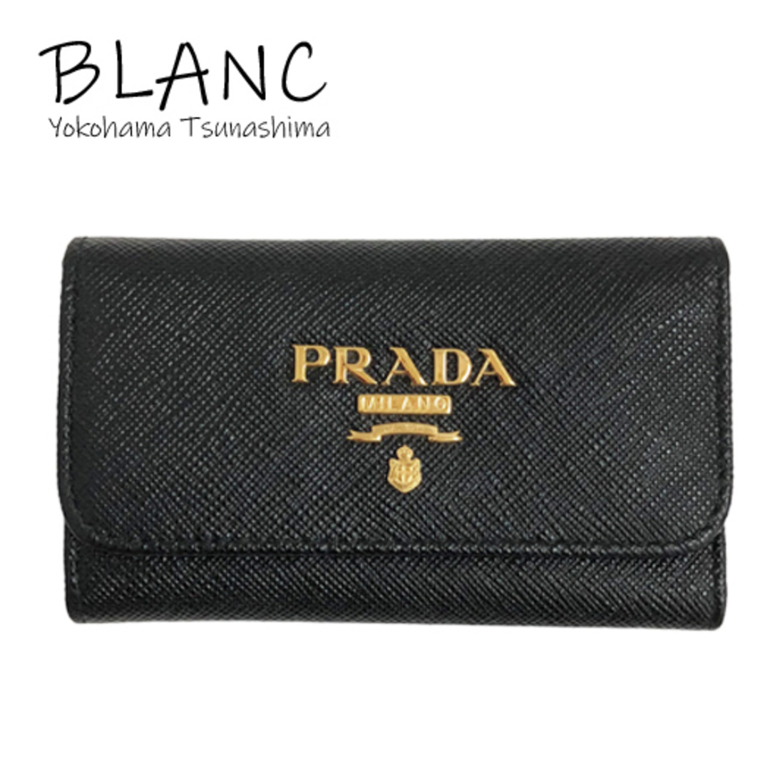 極美品！！PRADA プラダ キーケース　黒　新品・未使用　1PG222