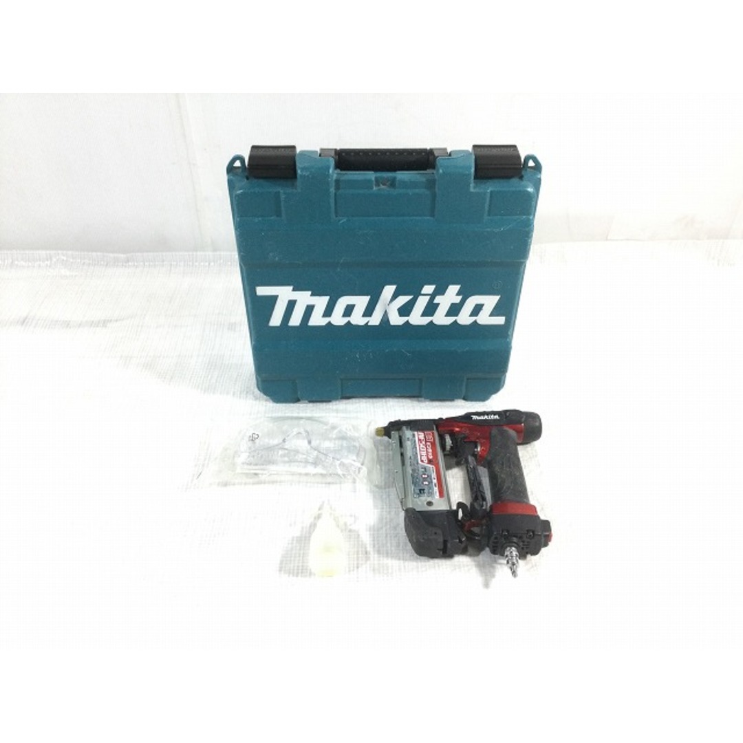 ☆中古品☆makita マキタ 50mm 高圧 ピンタッカ AF501HP ケース付き エアピンタッカー エアピンネイラー エアピン釘打機 76575