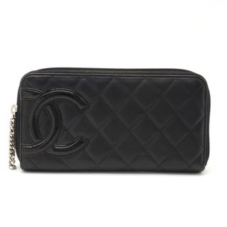 シャネル(CHANEL)のシャネル カンボンライン ココマーク ラウンドファスナー （22340540）(財布)