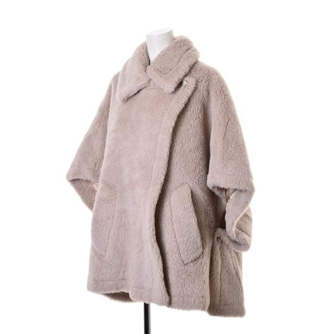 Max Mara - Max Mara 白タグ テディベア ケープ ポンチョの通販 Max Mara - Max Mara 白タグ テディベア ケープ ポンチョの通販