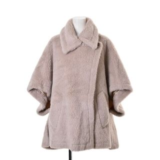 マックスマーラ(Max Mara)のMax Mara 白タグ テディベア ケープ ポンチョ(毛皮/ファーコート)