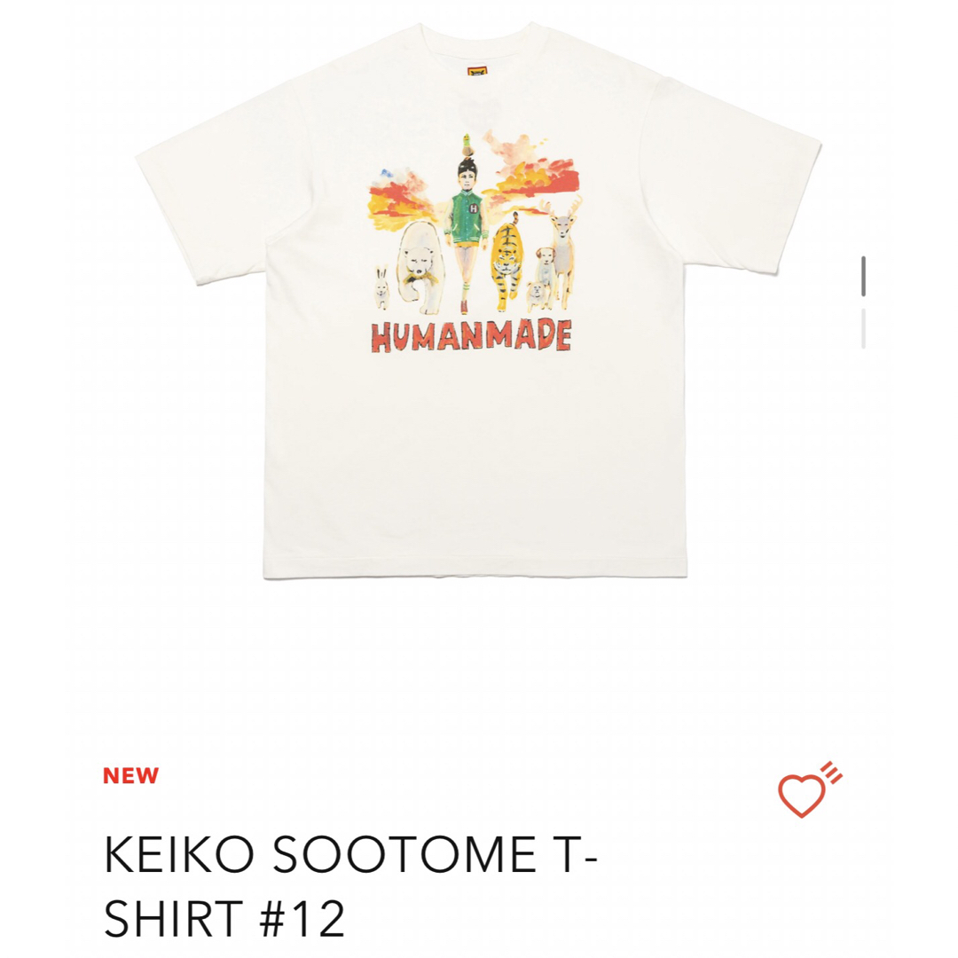 HUMAN MADE 新品 L KEIKO SOOTOME T-SHIRT