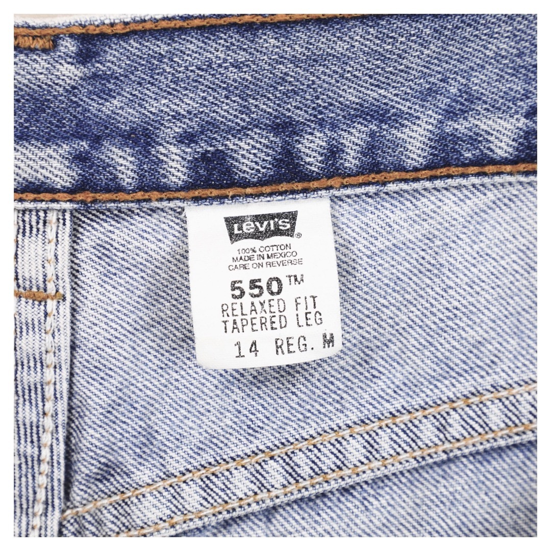 00s Levi’s 550 デストロイデニムパンツ クラッシュ グランジ 9