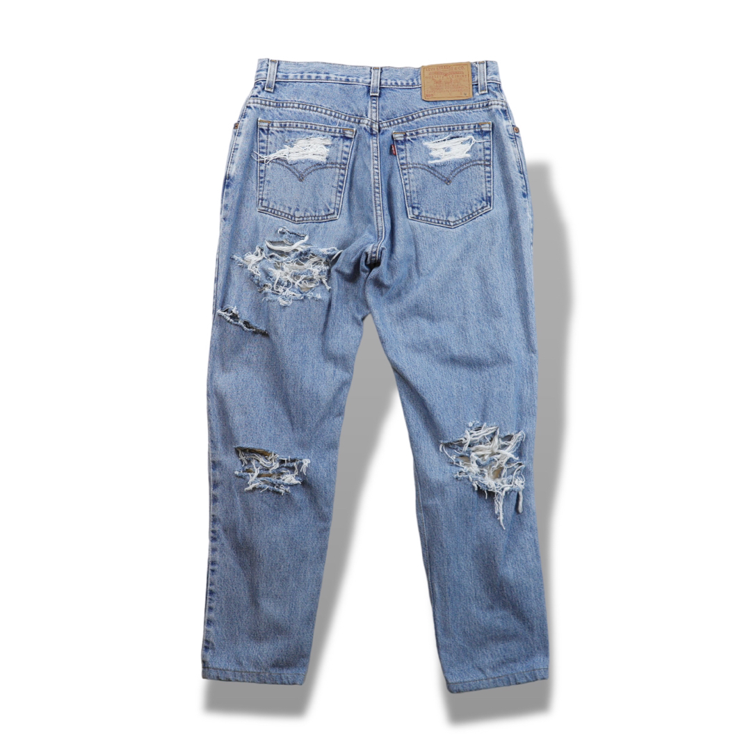 00s Levi’s 550 デストロイデニムパンツ クラッシュ グランジ 5