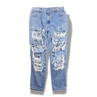 リーバイス(Levi's)の00s Levi’s 550 ヴィンテージデストロイデニム クラッシュ グランジ(デニム/ジーンズ)