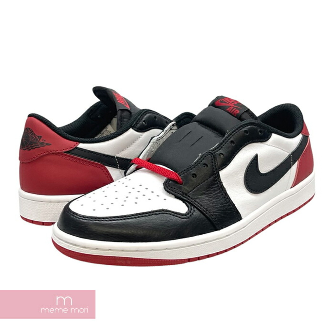 NIKE 2023SS AIR JORDAN 1 RETRO LOW OG Black Toe CZ0790-106 ナイキ エアジョーダン1  ブラックトゥ ローカット スニーカー つま黒 ホワイト×ブラック×レッド サイズUS11(29cm)【230829】【新古品】【me04】