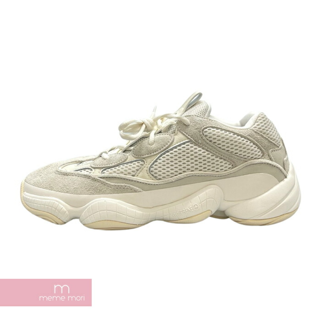 adidas 2023SS YEEZY 500 Bone White ID5114 アディダス イージー500 ボーンホワイト ローカットスニーカー スウェード切替 ライトグレー サイズUS10.5(28.5cm)【230829】【新古品】【me04】