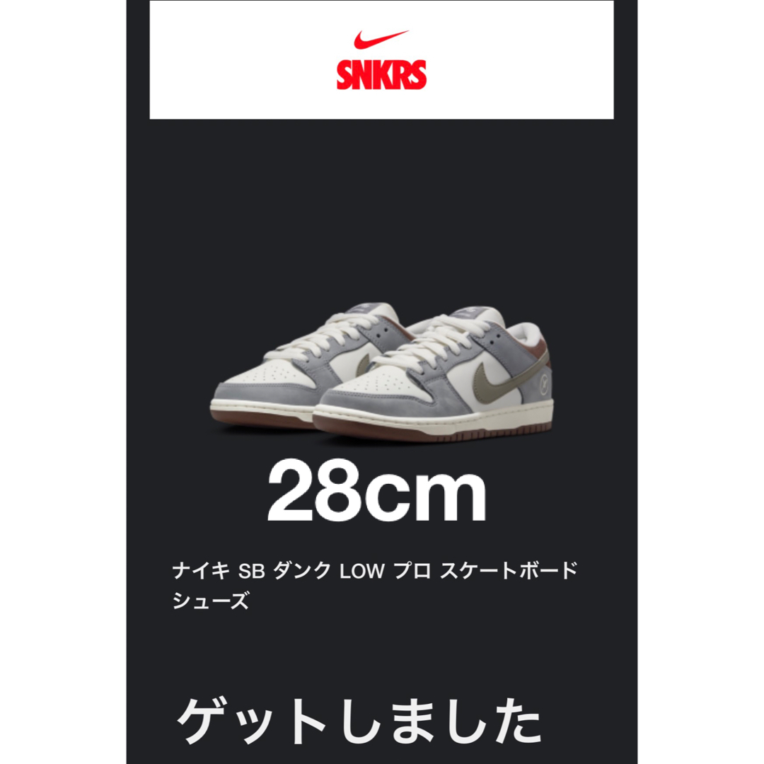 堀米 雄斗× Nike SB Dunk Low Pro QS Wolf Grey - スニーカー