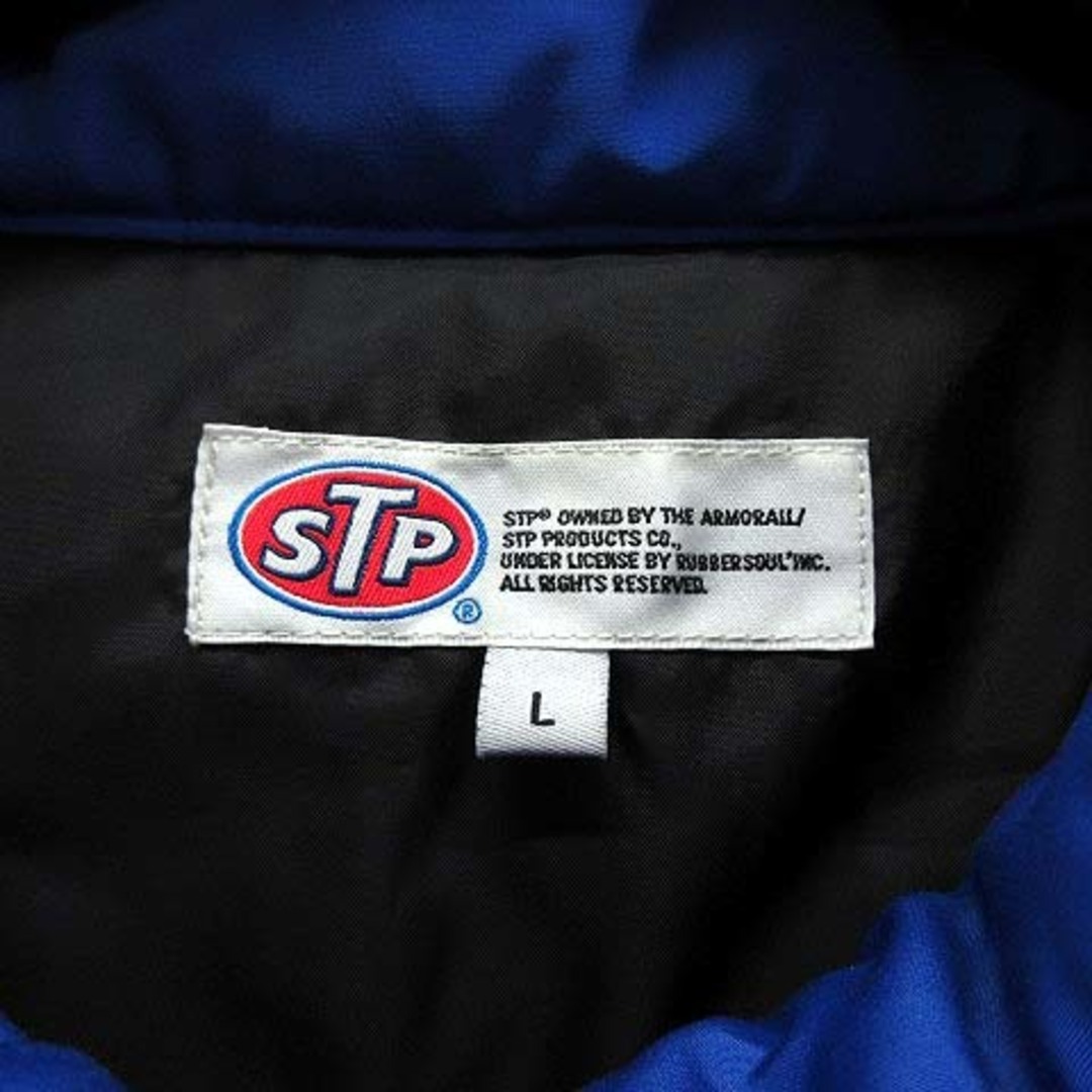 STP レーサーズエッジ ワッペン 刺繍 中綿 レーシング ジャケット ブルー 2