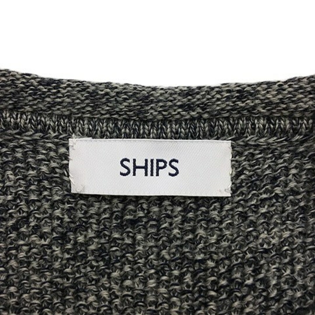 SHIPS(シップス)のシップス セーター ニット プルオーバー メランジ ウール 長袖 S グレー メンズのトップス(ニット/セーター)の商品写真