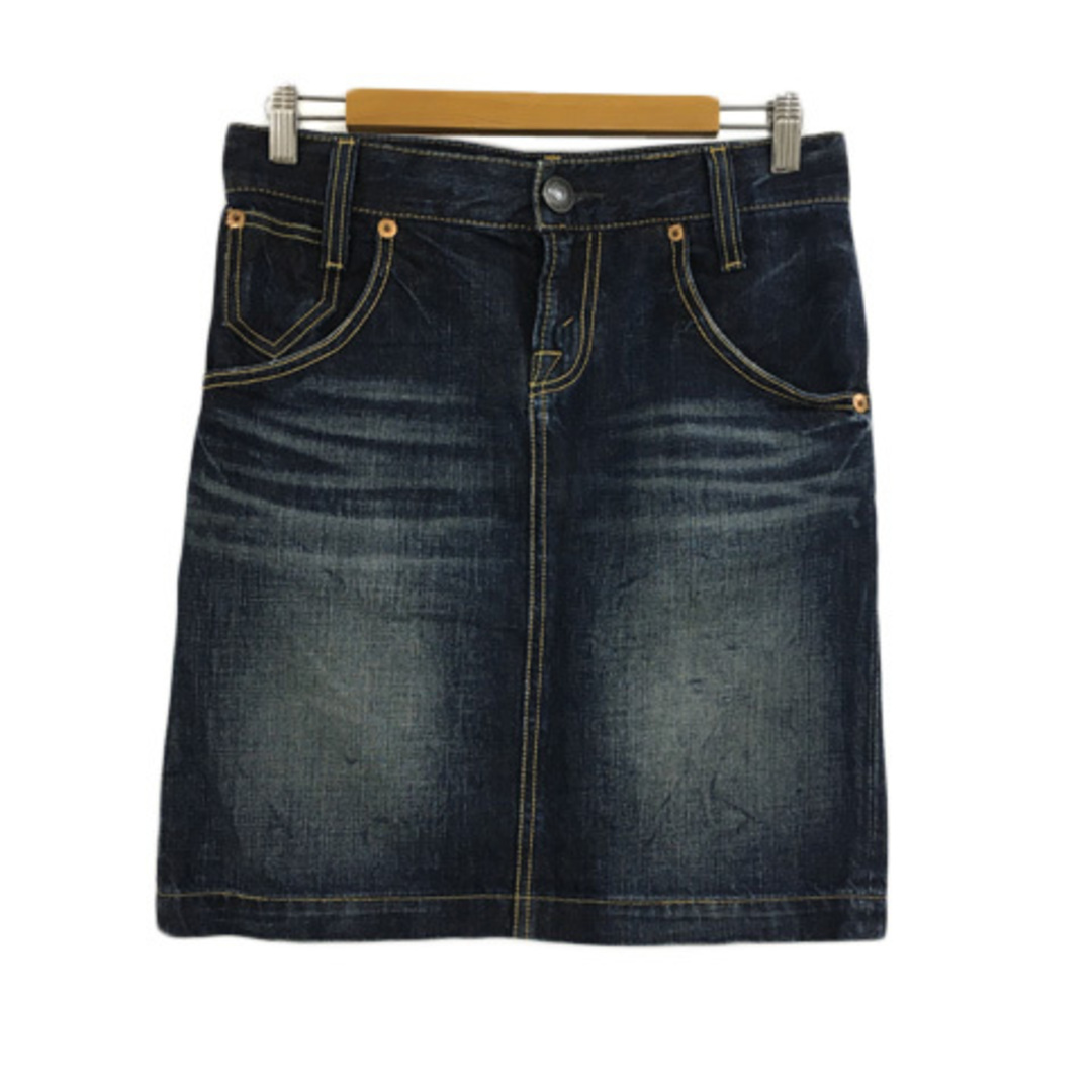 Levi's - リーバイス スカート デニム タイト ミニ ジップフライ 無地