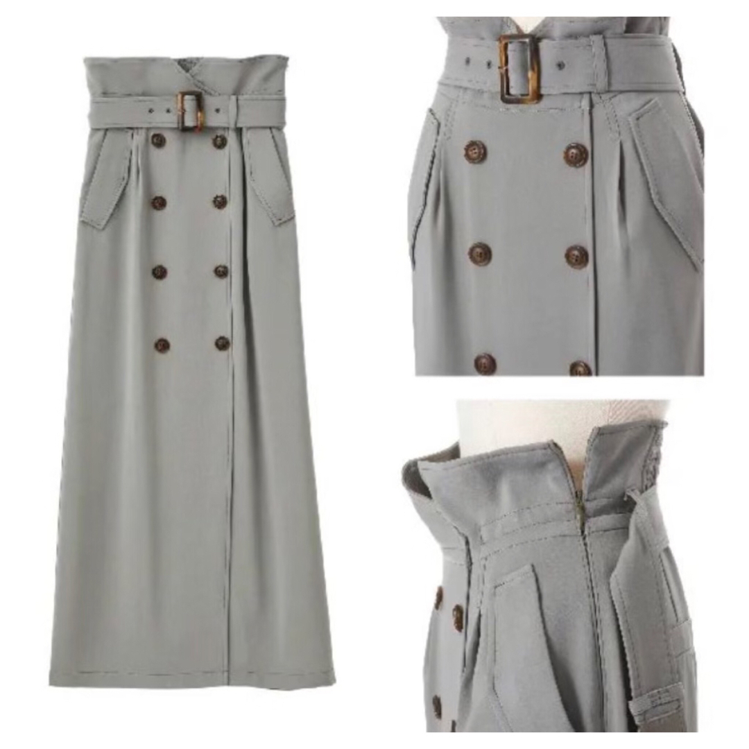 COCO DEAL(ココディール)の新品未使用 ココディール ダブルフロントロングスカート レディースのスカート(ロングスカート)の商品写真