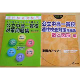 全国 公立中高一貫校 適性検査 対策問題集  2冊セット 中学受験 受検 過去問(語学/参考書)