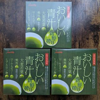 エバーライフ おいしい青汁 新鮮搾り 3個セット　新品未開封(青汁/ケール加工食品)